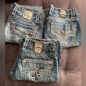 3 Rock Revival 32x32 Men Bundle